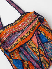 The Raksa Quilted Kantha Bag