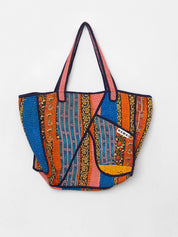 The Raksa Quilted Kantha Bag
