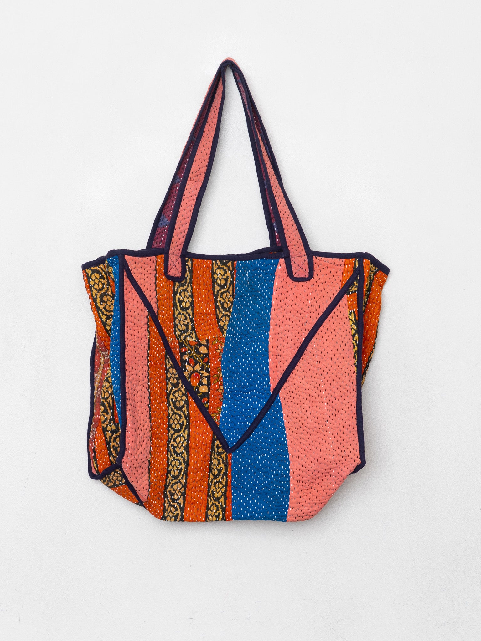 The Raksa Quilted Kantha Bag