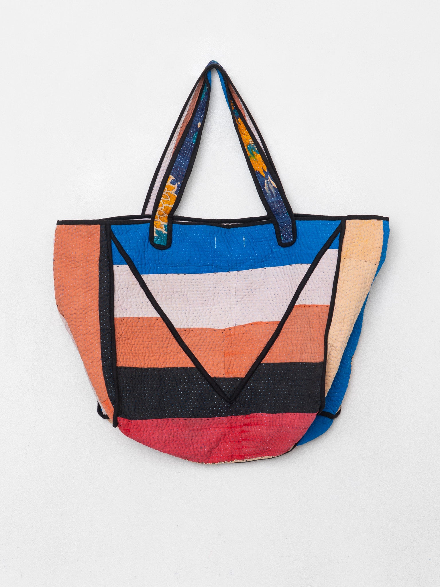 The Raksa Quilted Kantha Bag