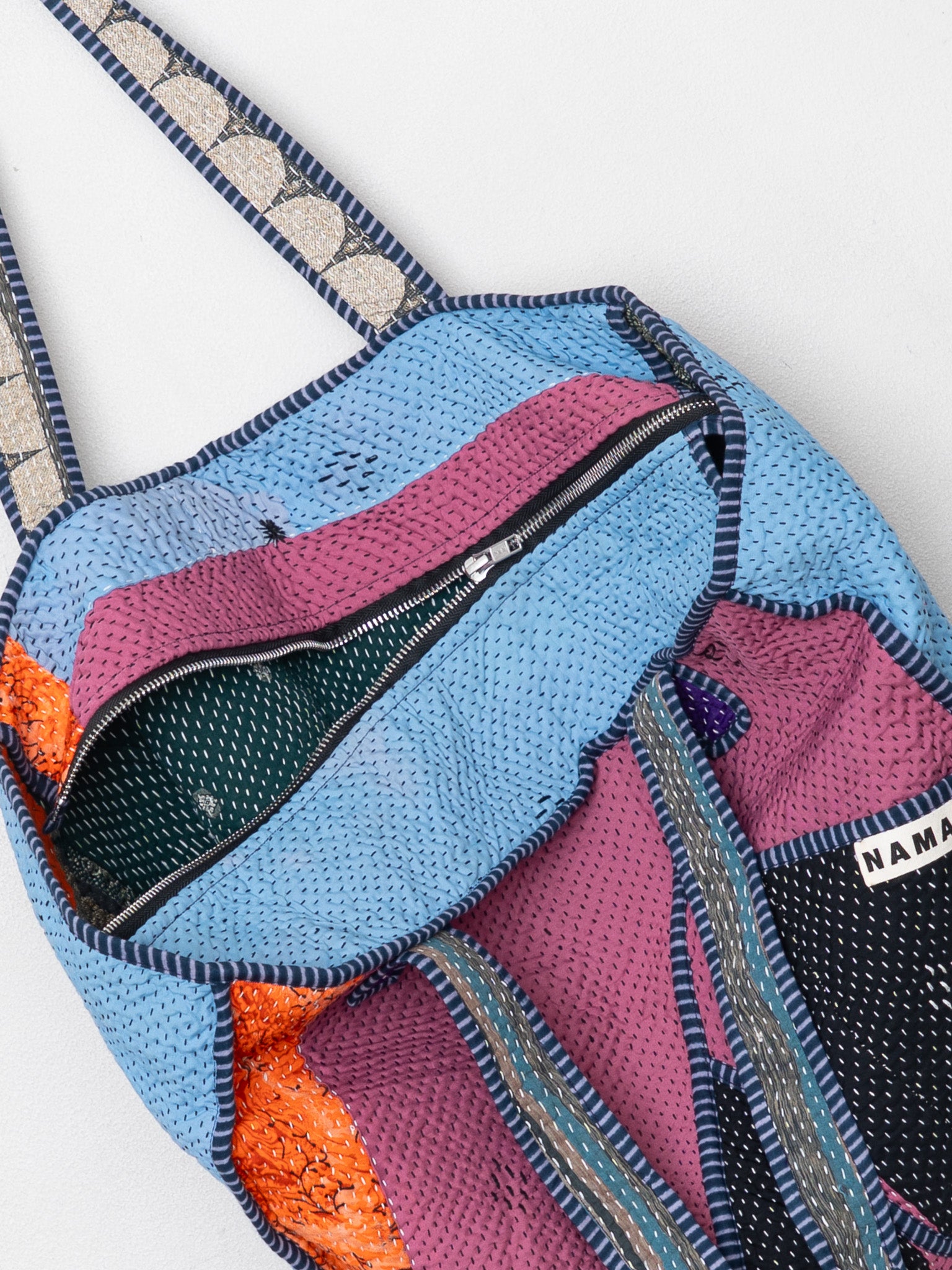 The Raksa Quilted Kantha Bag