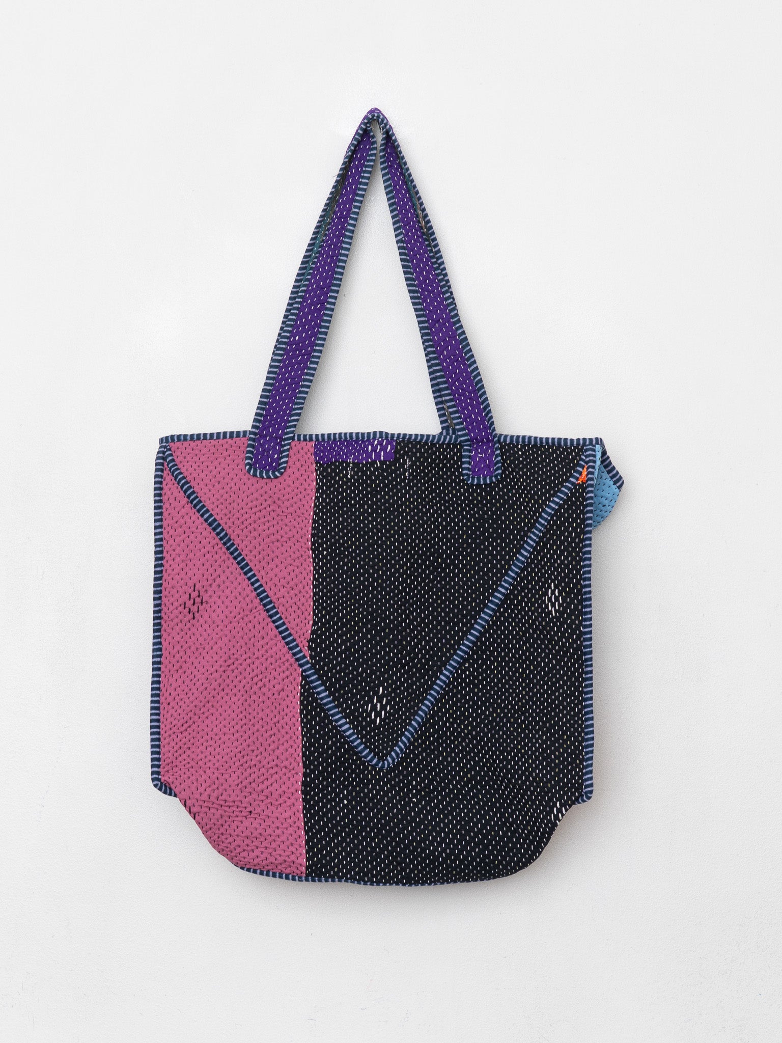 The Raksa Quilted Kantha Bag