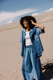 The Manu Shirt ~ Indigo Multi