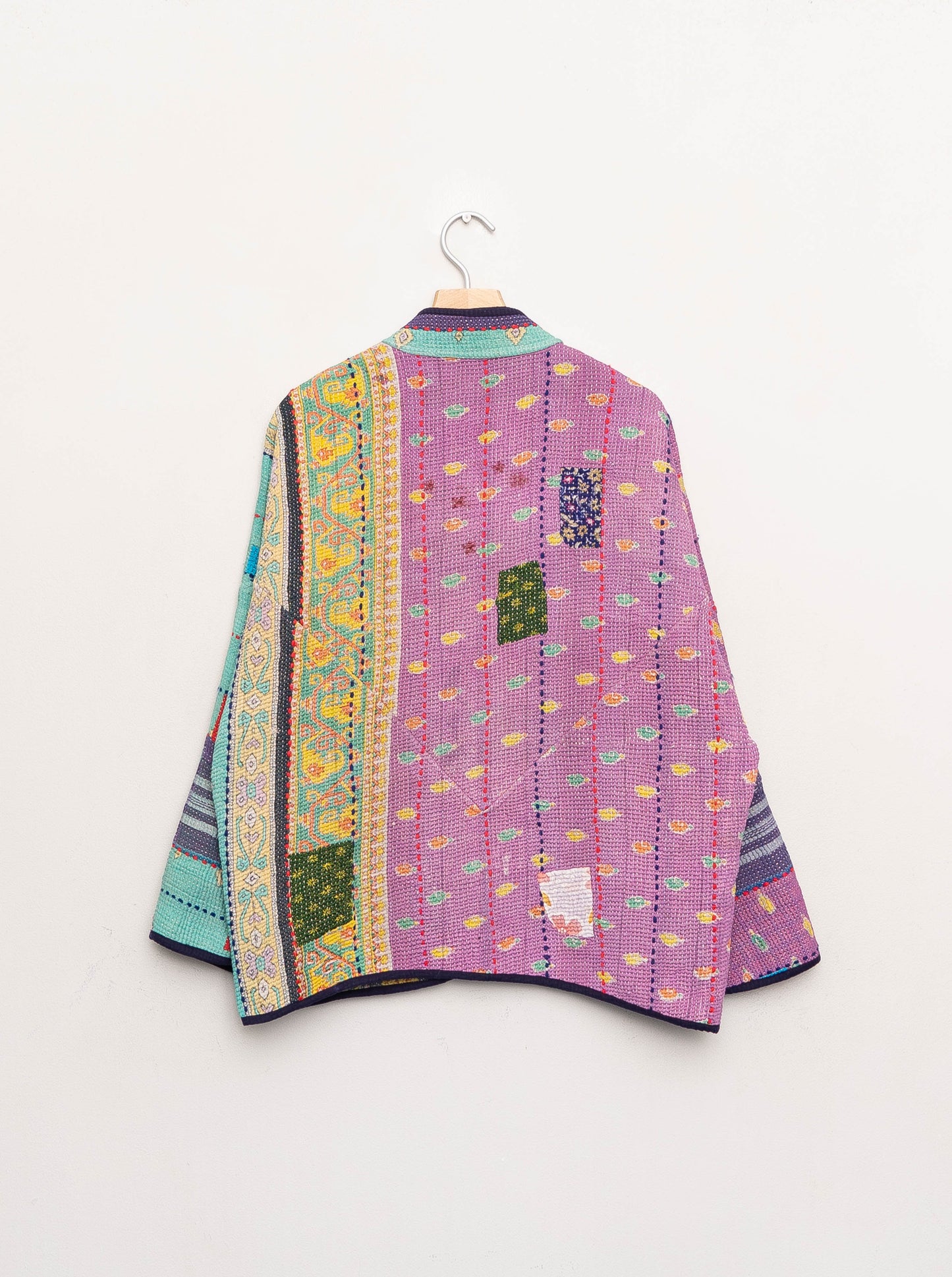 The Ladhiya Quilted Patchwork Kantha Jacket