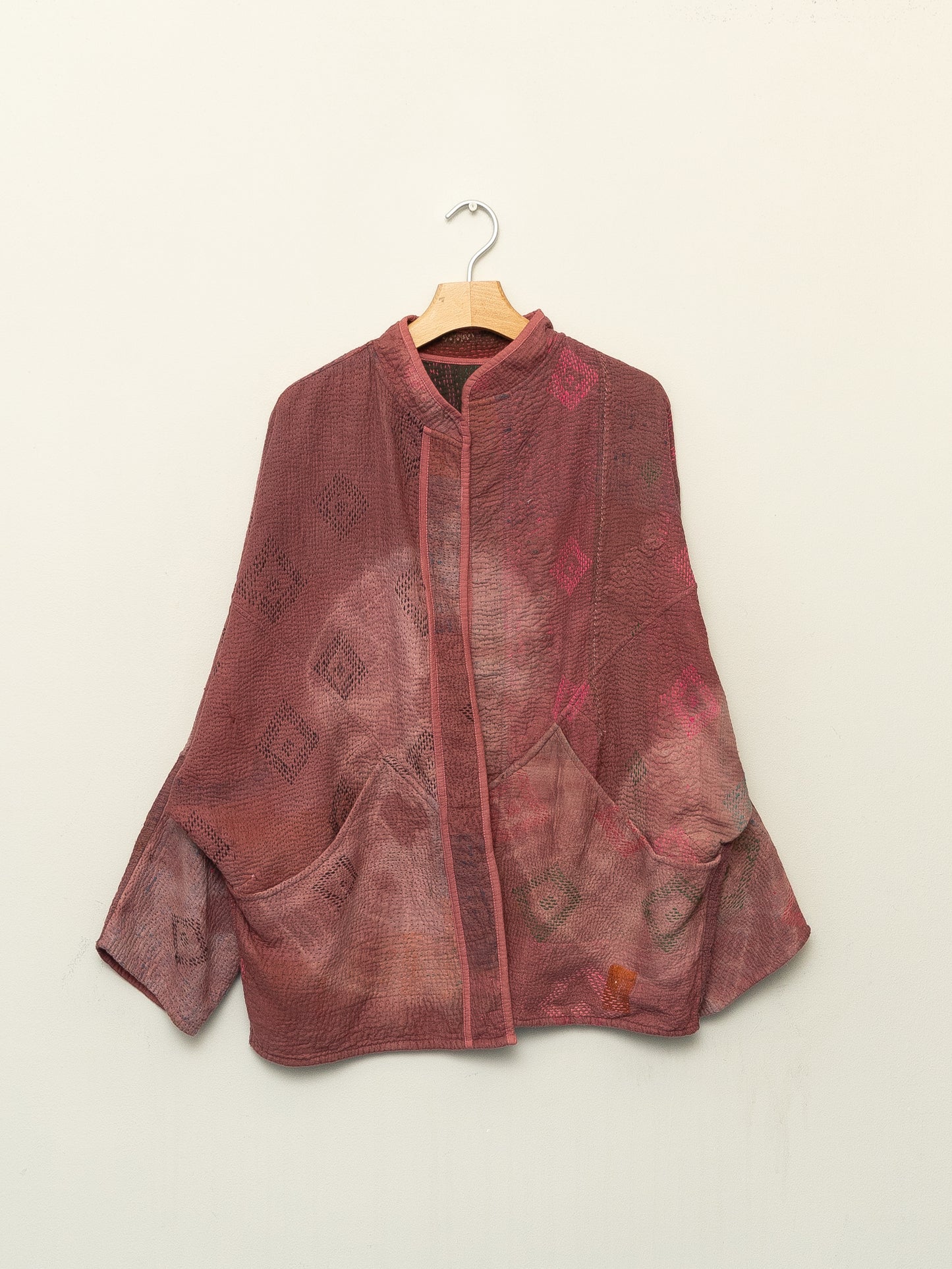 The Ishani Bandhani Quilted Kantha Jacket