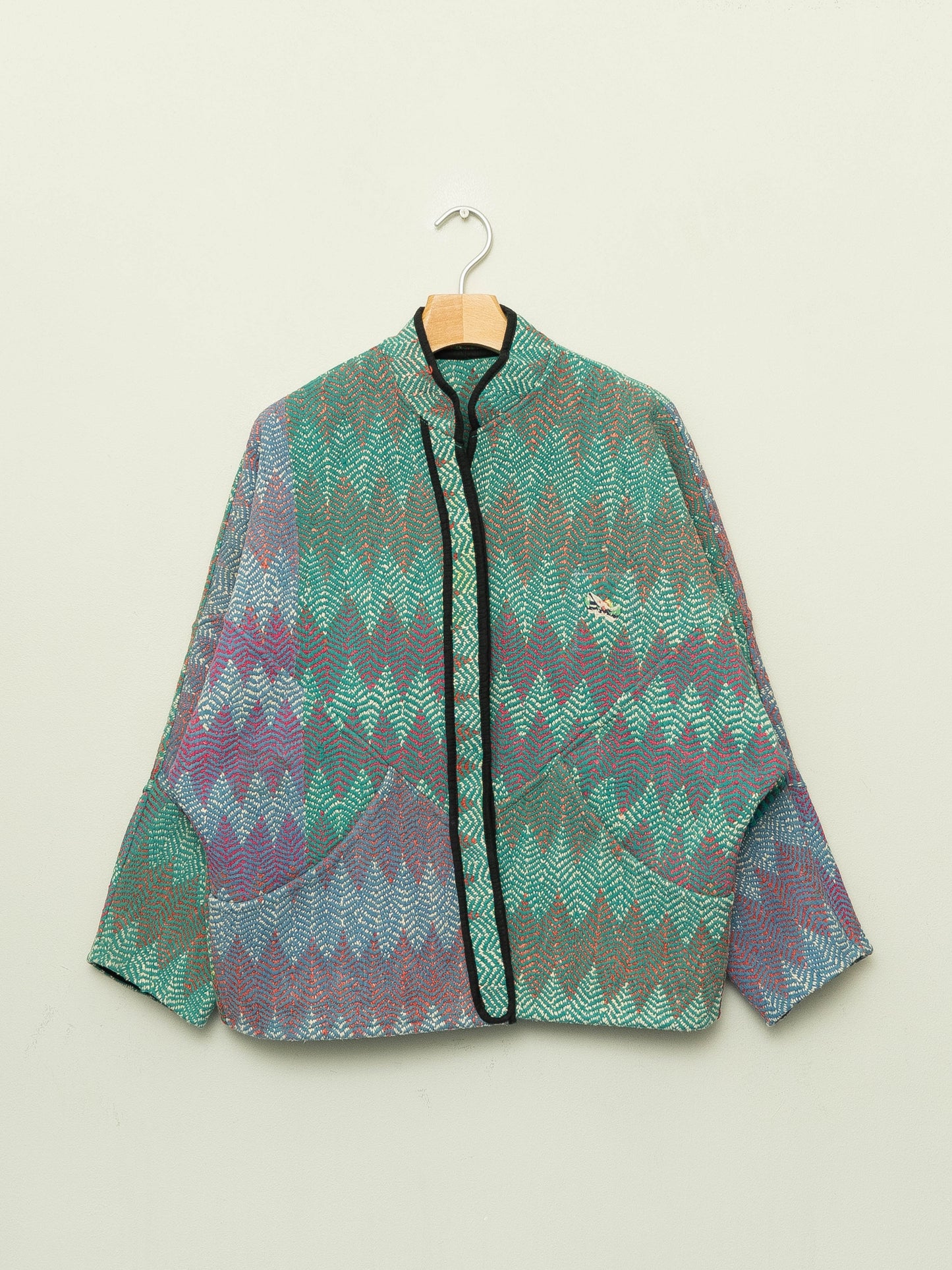 The Ladhiya Petite Naksha Quilted Kantha Jacket