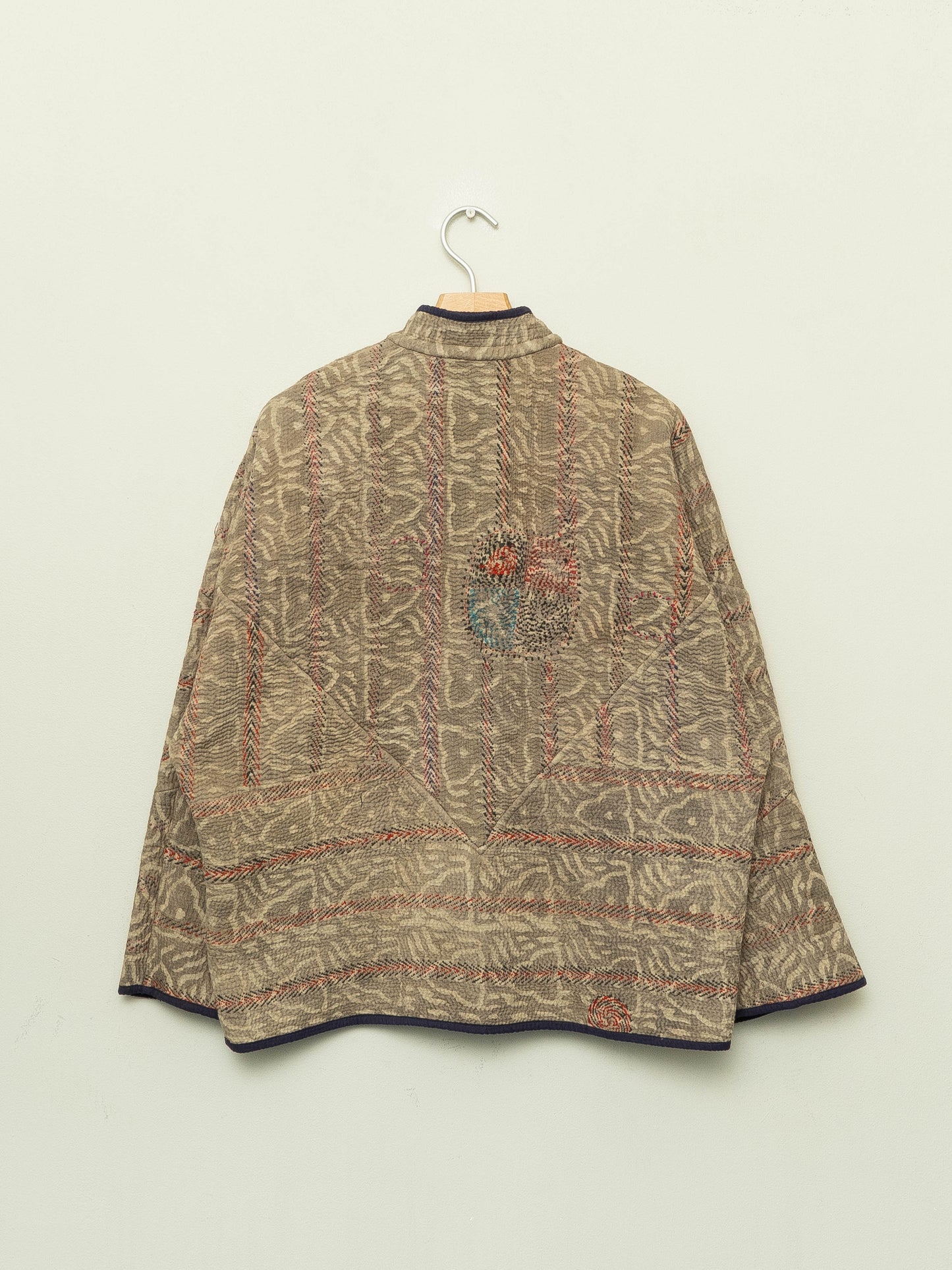 The Ladhiya Quilted Plant Dyed Kantha Jacket