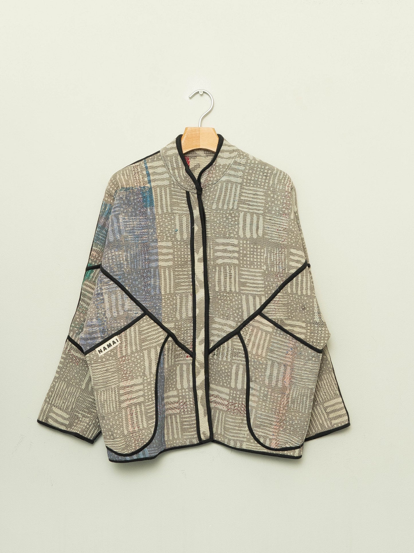 The Ladhiya Quilted Plant Dyed Kantha Jacket