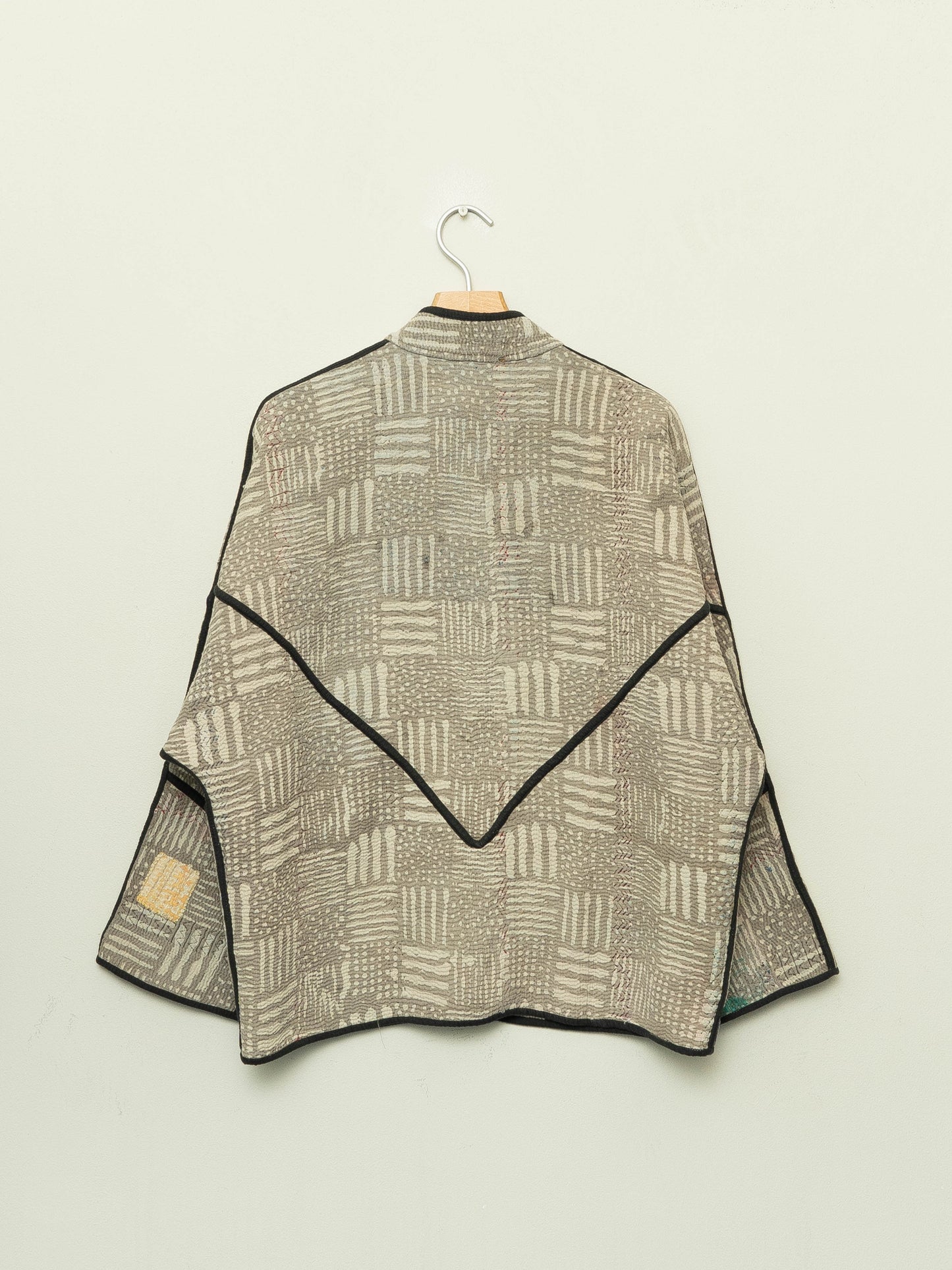 The Ladhiya Quilted Plant Dyed Kantha Jacket