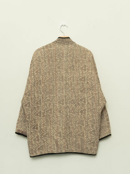 The Narmada Quilted Plant Dyed Kantha Jacket