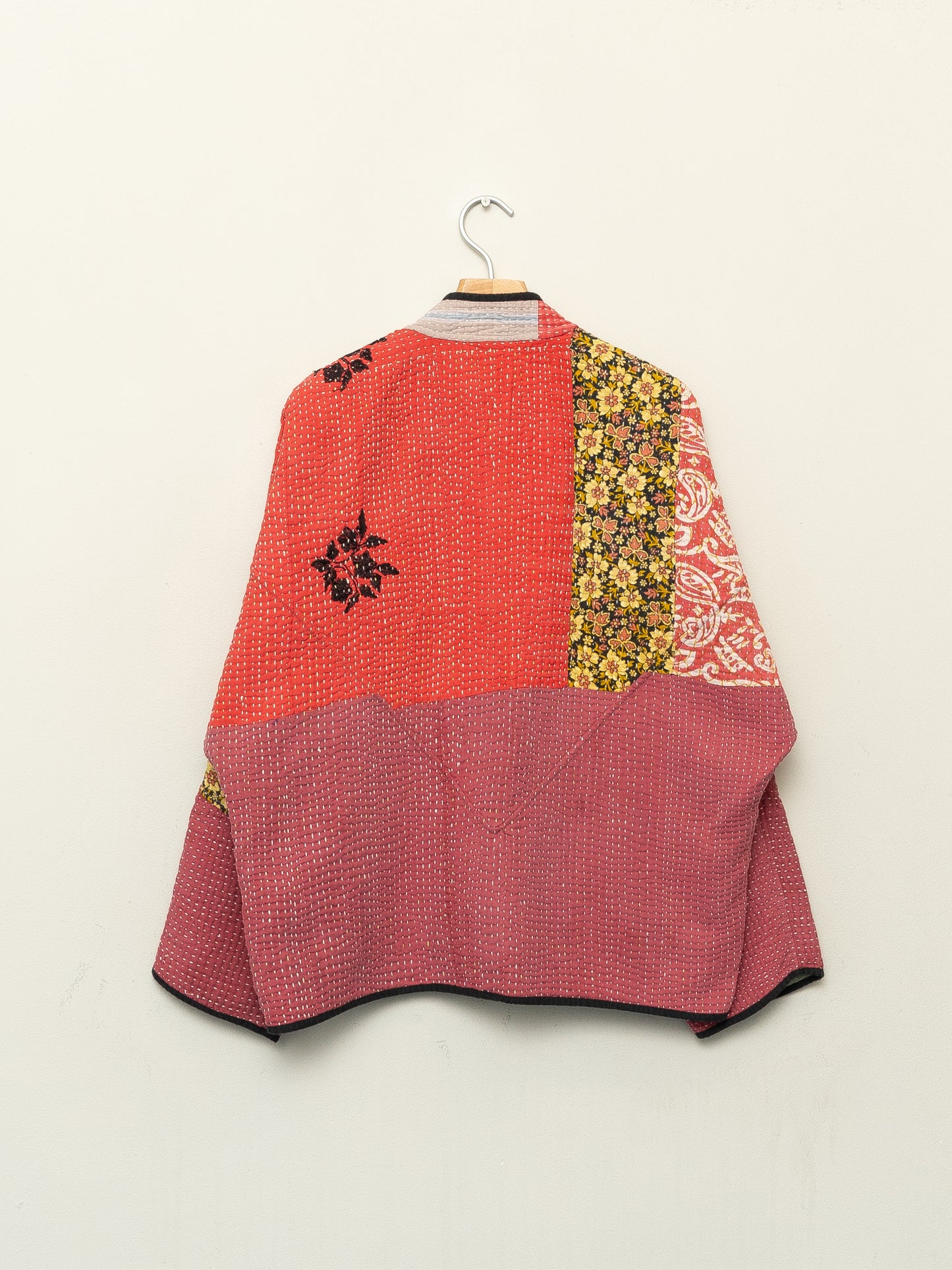 The Ladhiya Quilted Patchwork Kantha Jacket