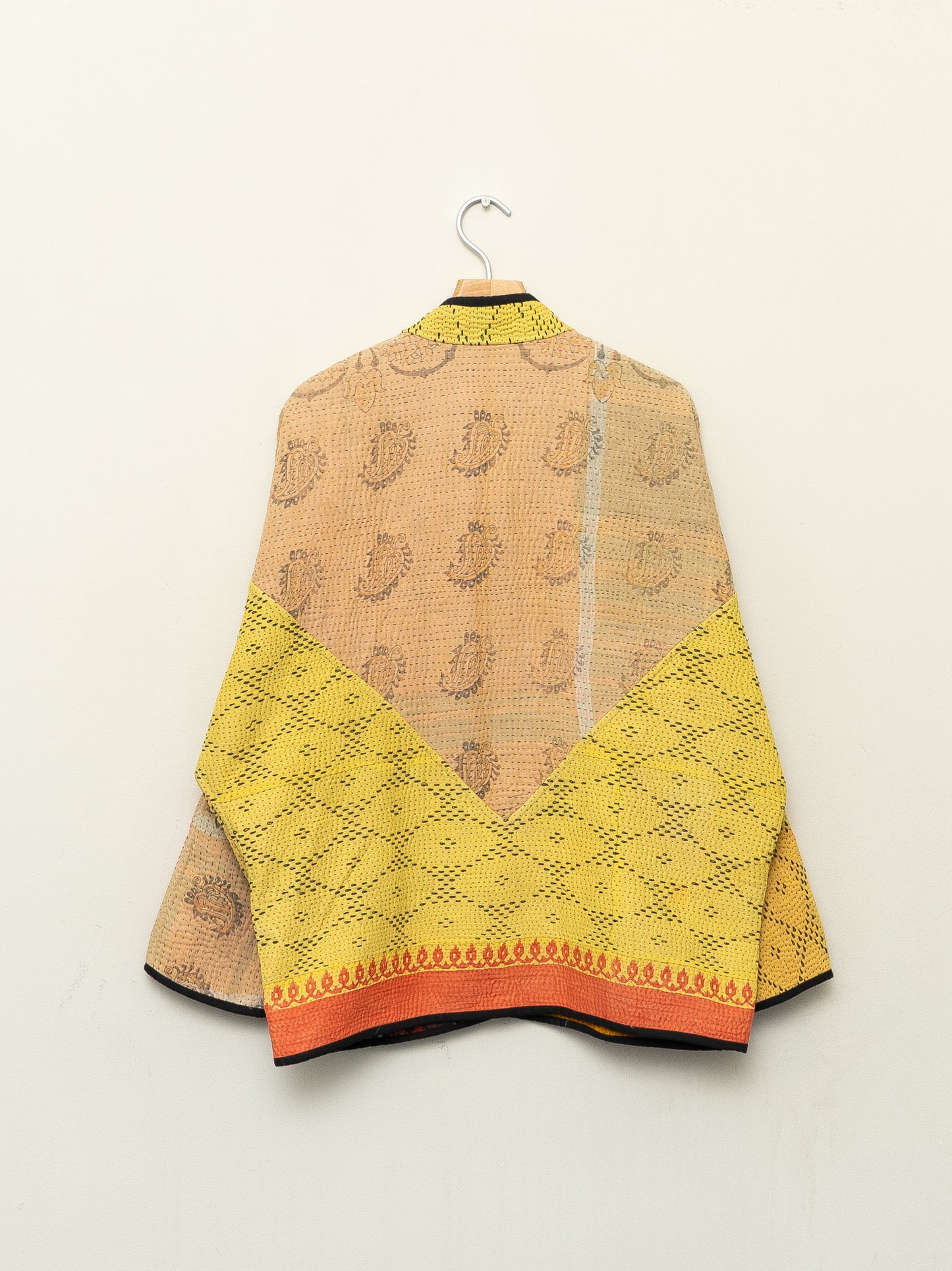 The Ladhiya Quilted Patchwork Kantha Jacket