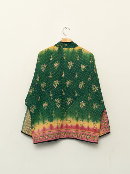 The Ladhiya Quilted Patchwork Kantha Jacket