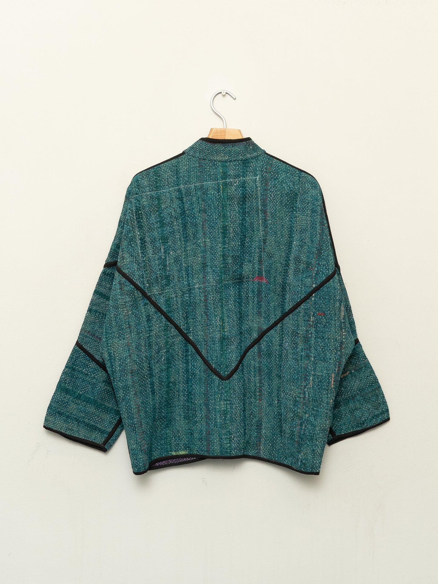 The Ladhiya Quilted Plant Dyed Kantha Jacket