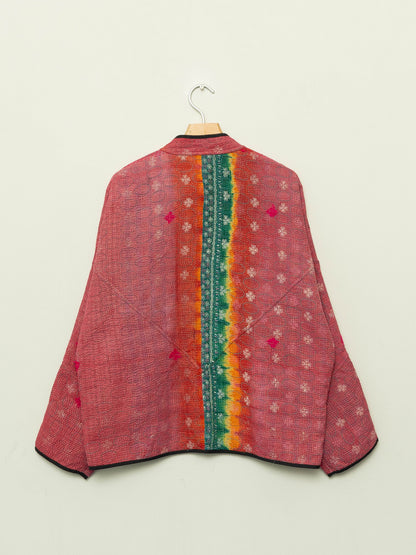 The Ladhiya Quilted Patchwork Kantha Jacket