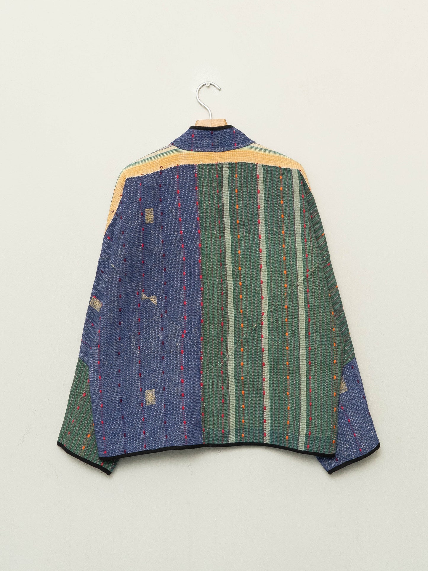 The Ladhiya Quilted Patchwork Kantha Jacket