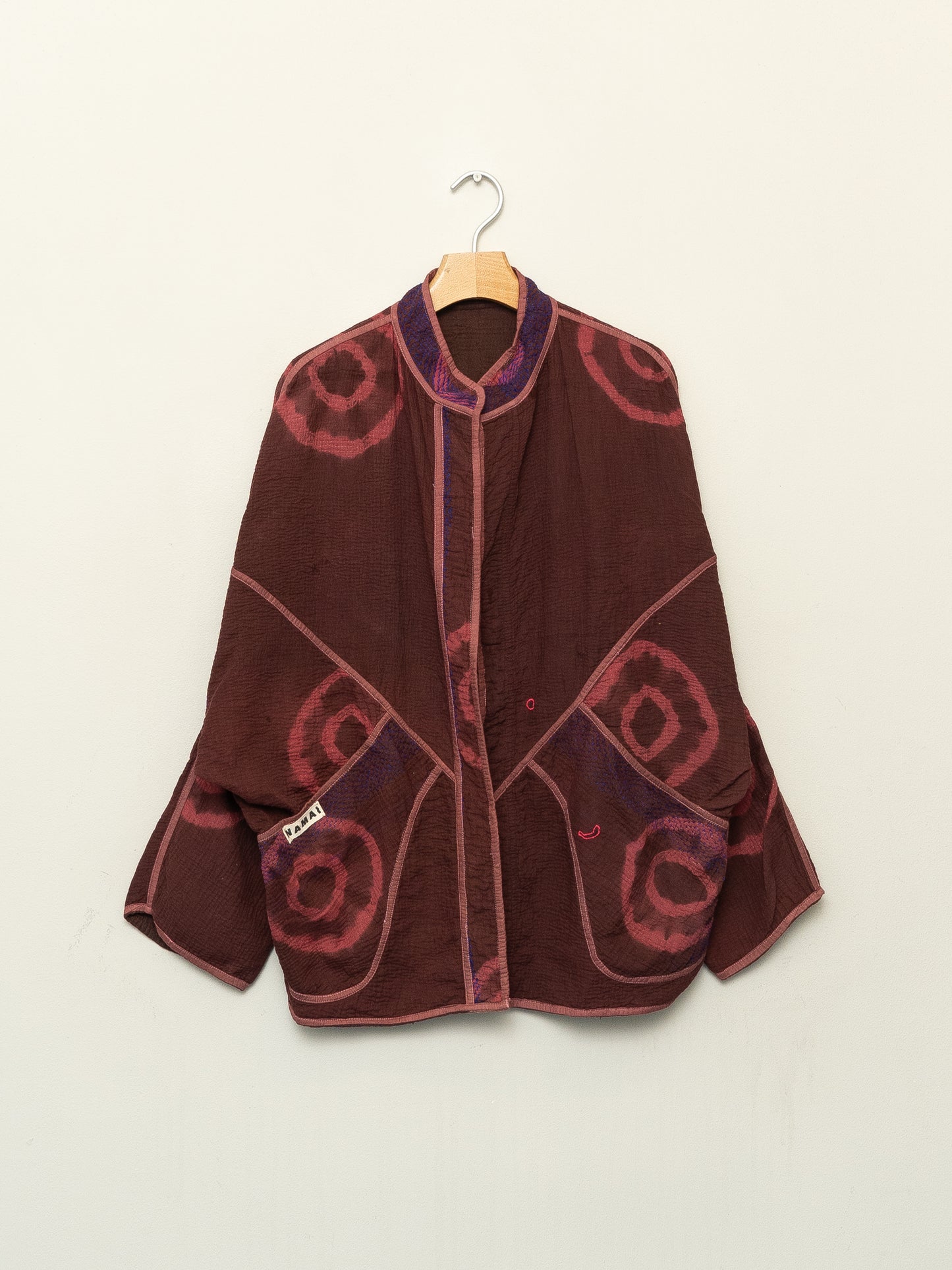 The Ishani Bandhani Quilted Kantha Jacket