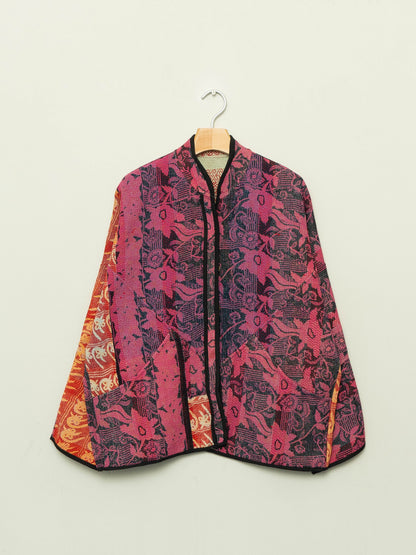 The Ladhiya Quilted Patchwork Kantha Jacket