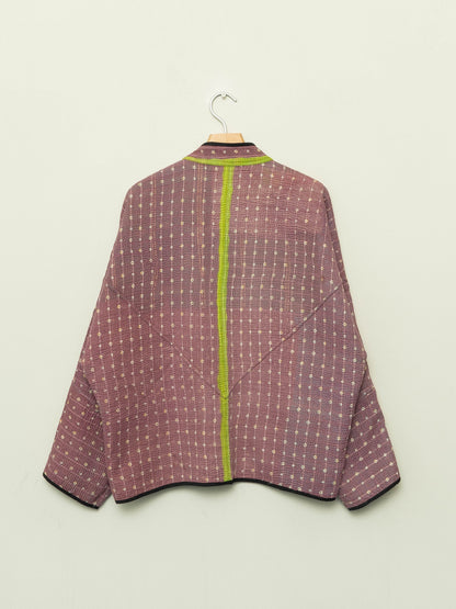 The Ladhiya Quilted Patchwork Kantha Jacket