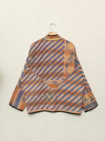 The Ladhiya Quilted Patchwork Kantha Jacket