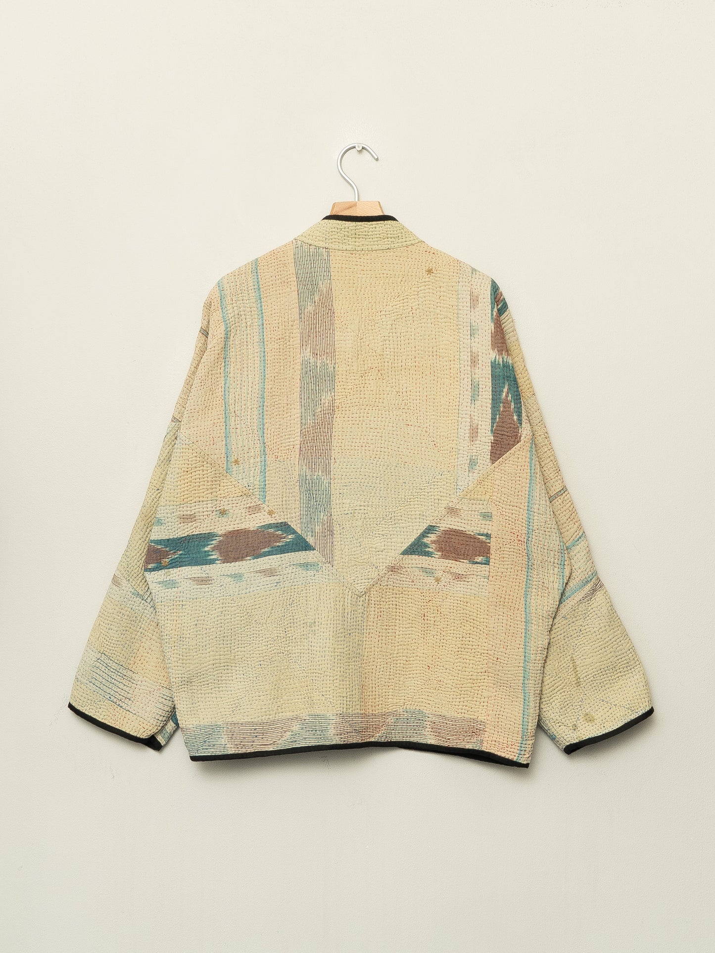 The Ladhiya Quilted Patchwork Kantha Jacket