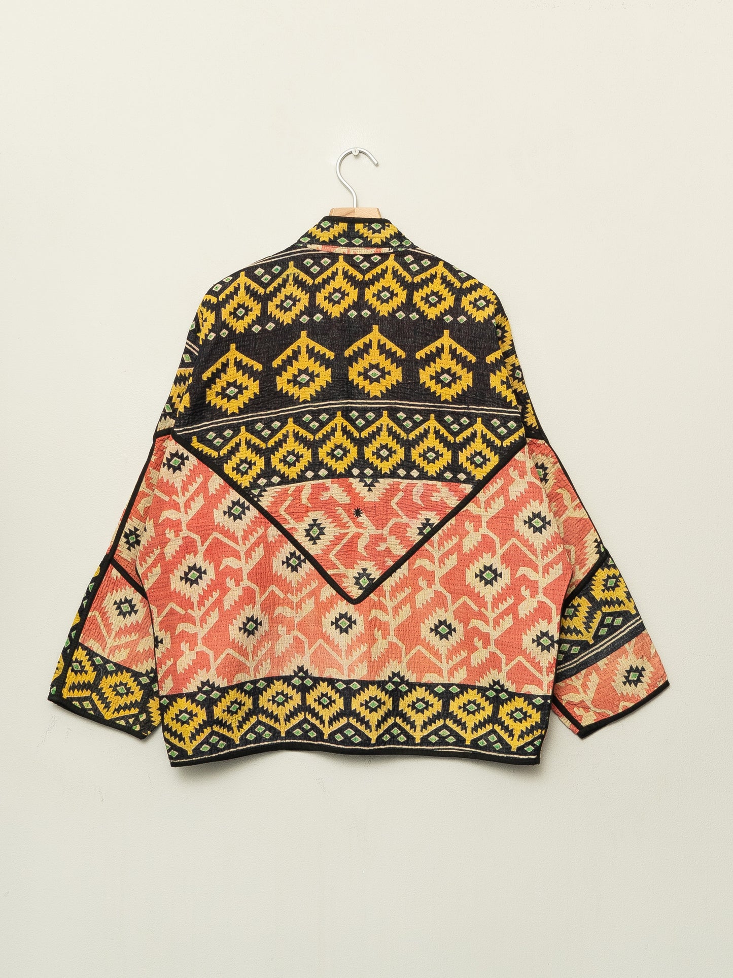 The Ladhiya Quilted Patchwork Kantha Jacket