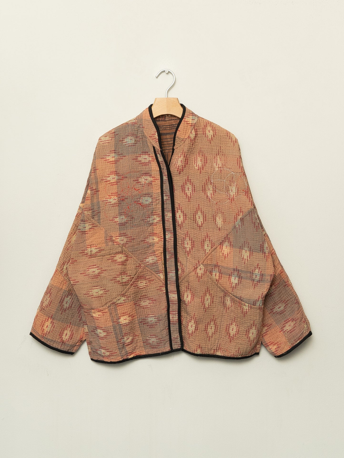 The Ladhiya Quilted Patchwork Kantha Jacket