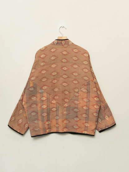 The Ladhiya Quilted Patchwork Kantha Jacket