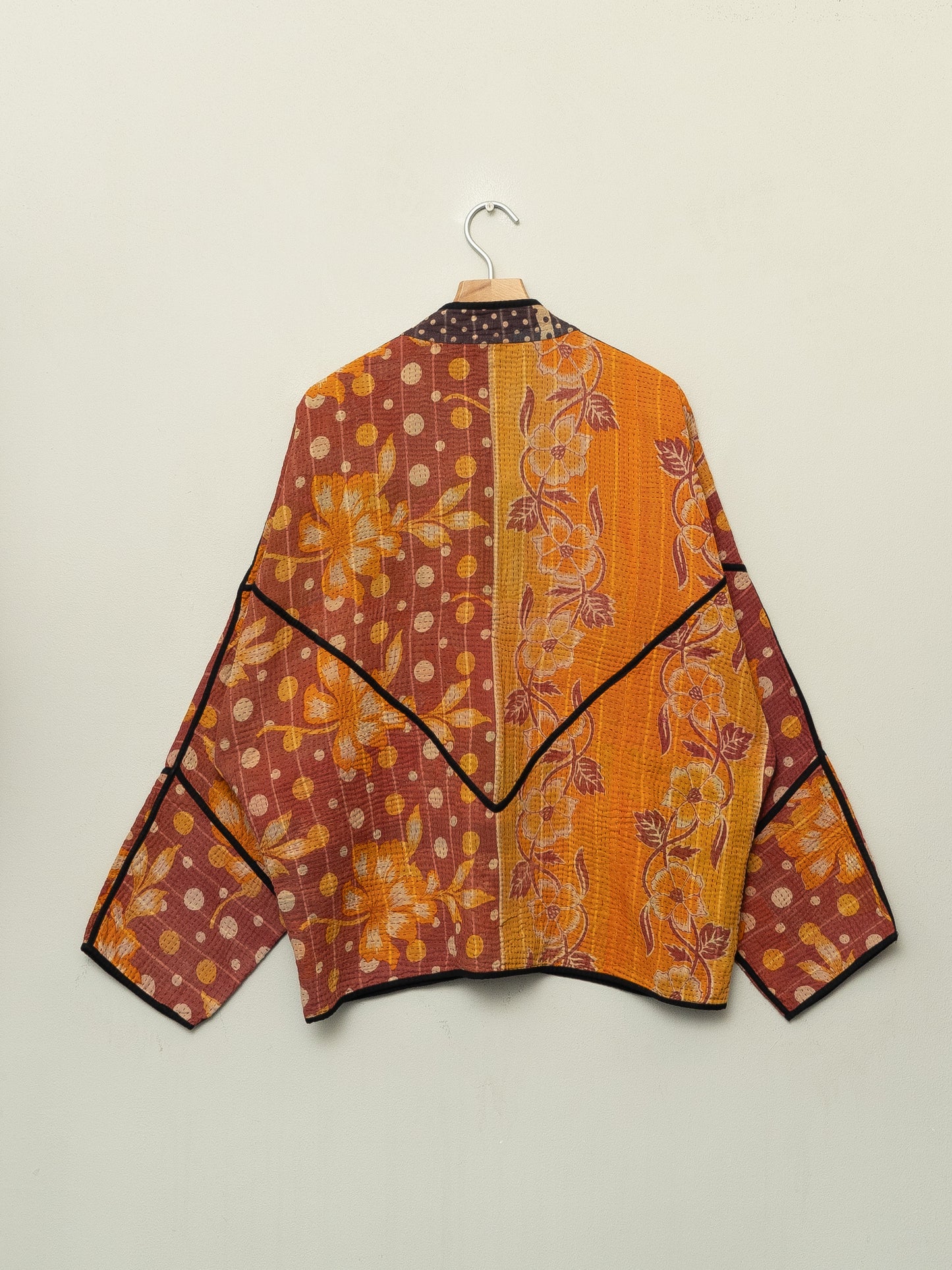 The Ladhiya Quilted Patchwork Kantha Jacket