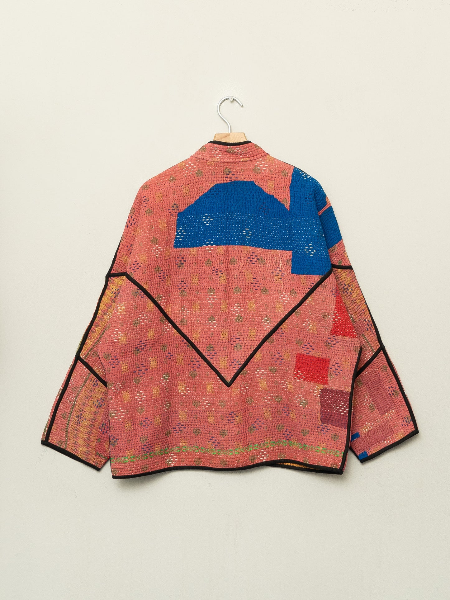 The Ladhiya Quilted Patchwork Kantha Jacket