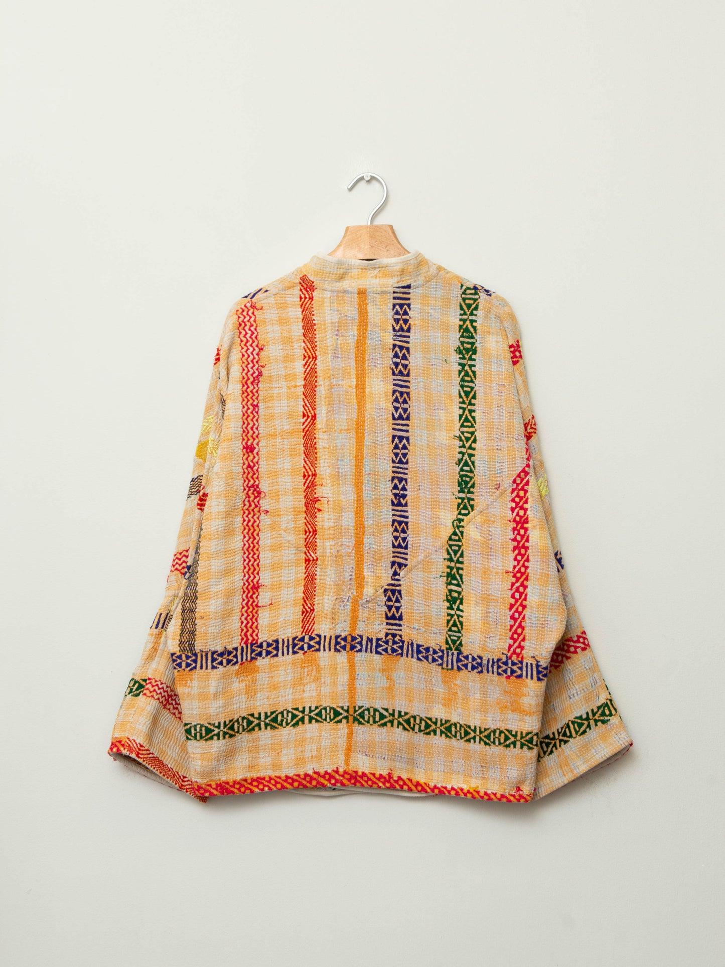 The Ishani Patchwork Quilted Kantha Jacket