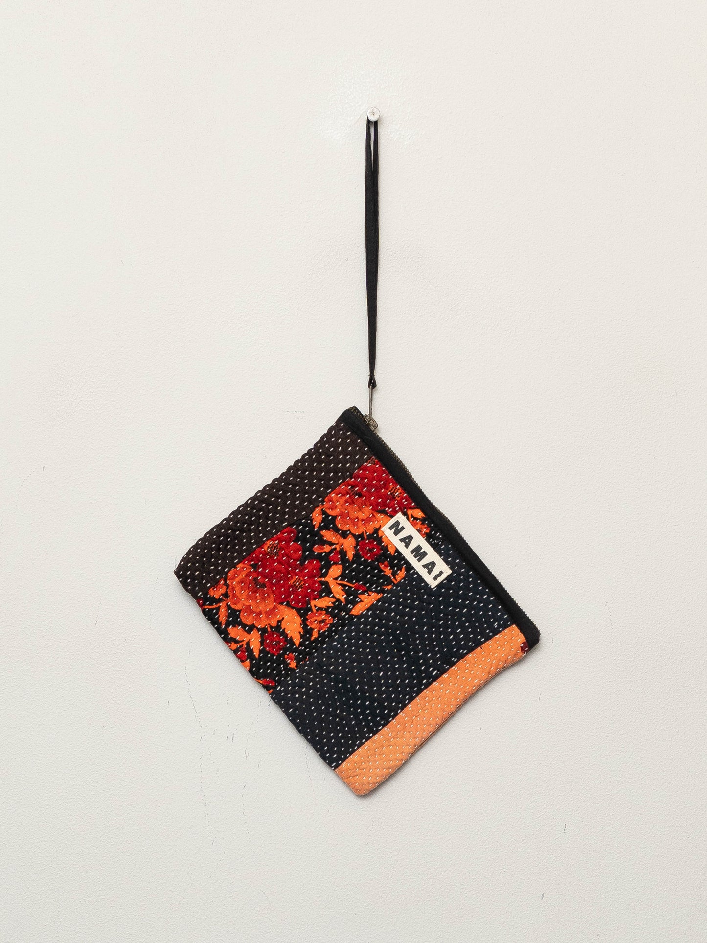 The Biju Vintage Kantha Quilted Zipper Pouch