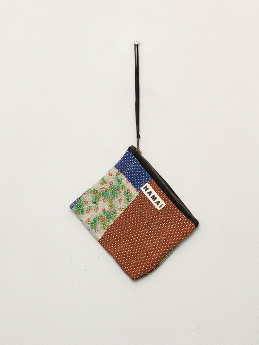 The Biju Vintage Kantha Quilted Zipper Pouch