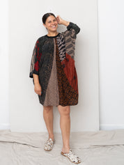 The Simmy Short Dress  - One Size - Upcycled Silk