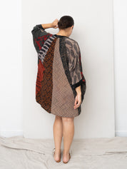 The Simmy Short Dress  - One Size - Upcycled Silk