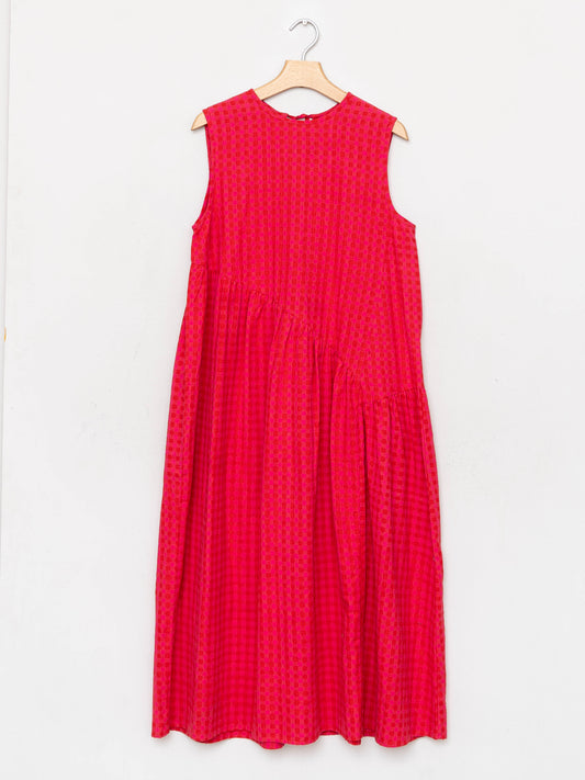 The Anan Gathered Dress Wholesale ~ Petunia Check