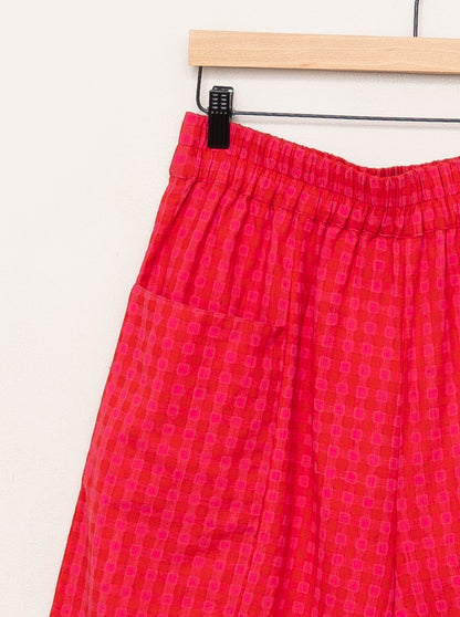 The Nayan Short ~ Petunia Check