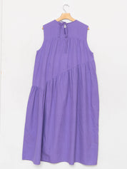 The Anan Gathered Dress ~ Lilac