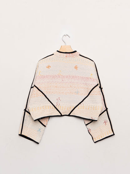 The Kaira Cropped Saami Quilt Jacket