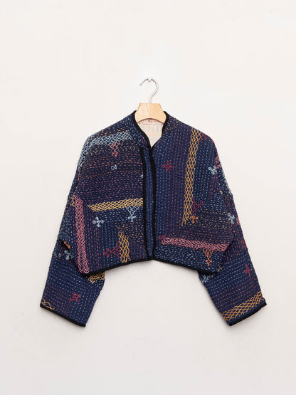 The Kaira Cropped Saami Quilt Jacket