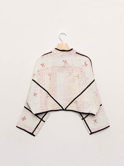 The Kaira Cropped Saami Quilt Jacket