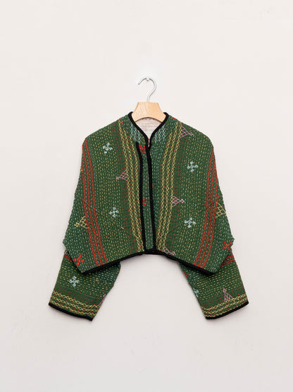 The Kaira Cropped Saami Quilt Jacket