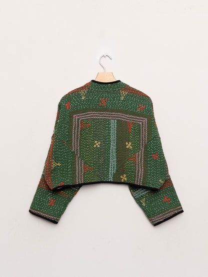 The Kaira Cropped Saami Quilt Jacket