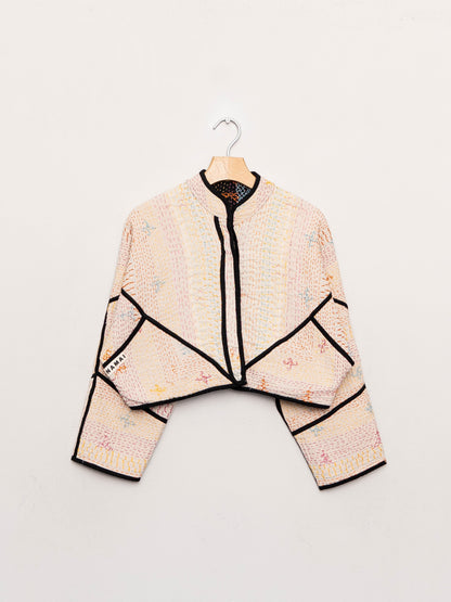 The Kaira Cropped Saami Quilt Jacket