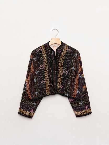 The Kaira Cropped Saami Quilt Jacket