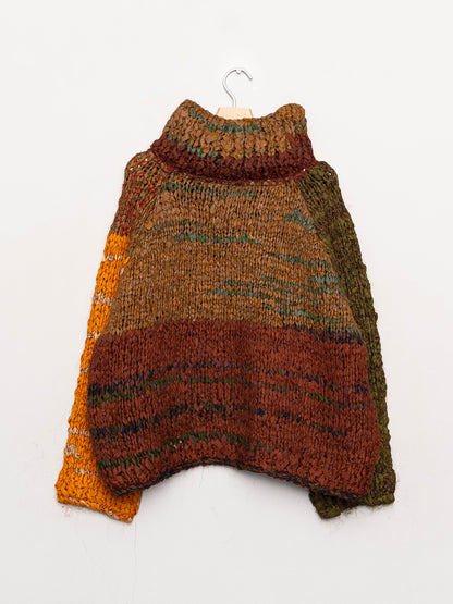 The Vishnu Knitted Silk Roll-Neck Sweater