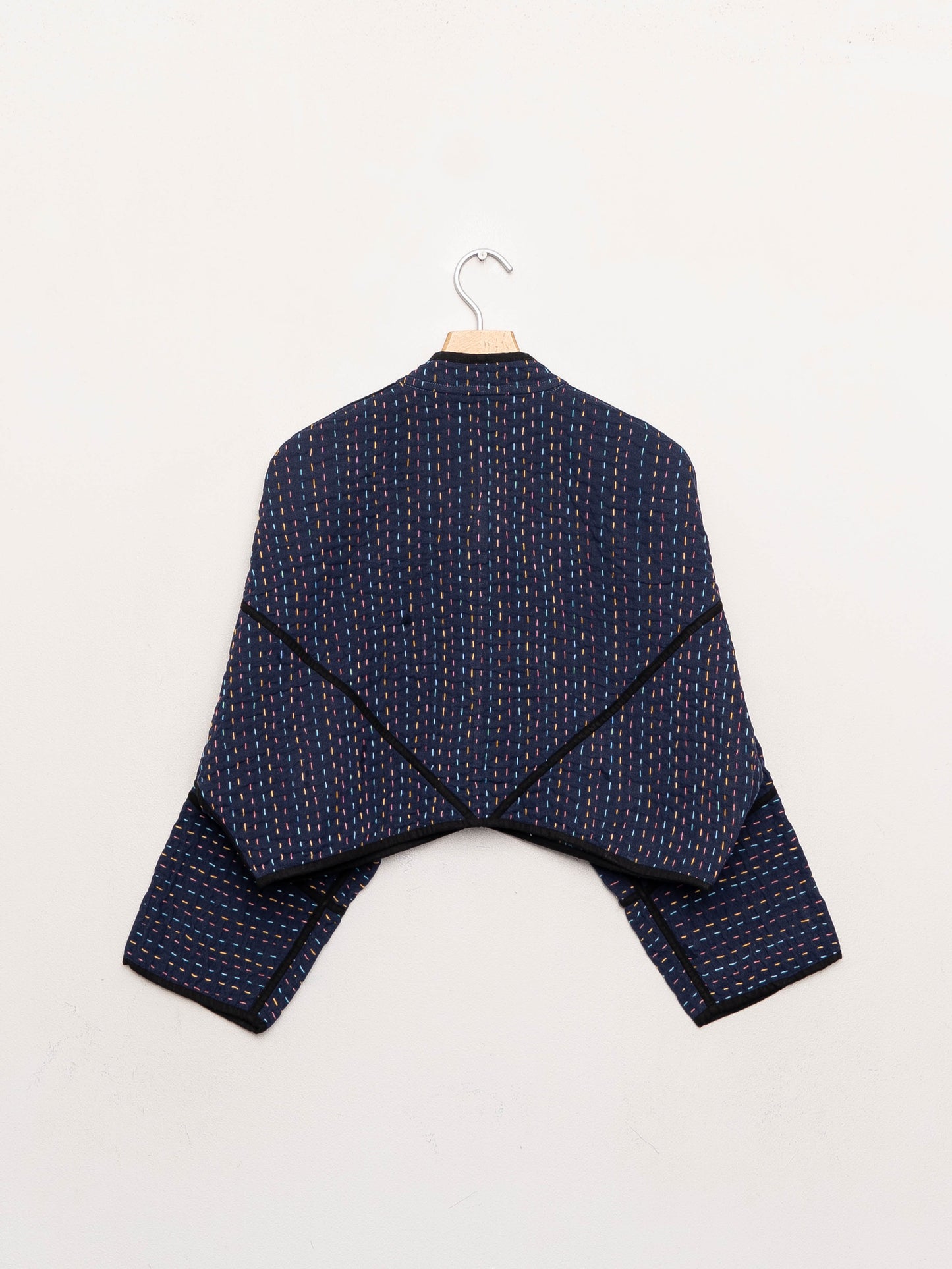 The Kaira Cropped Patchwork Ralli Quilt Jacket