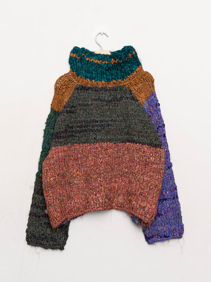The Vishnu Knitted Silk Roll-Neck Sweater
