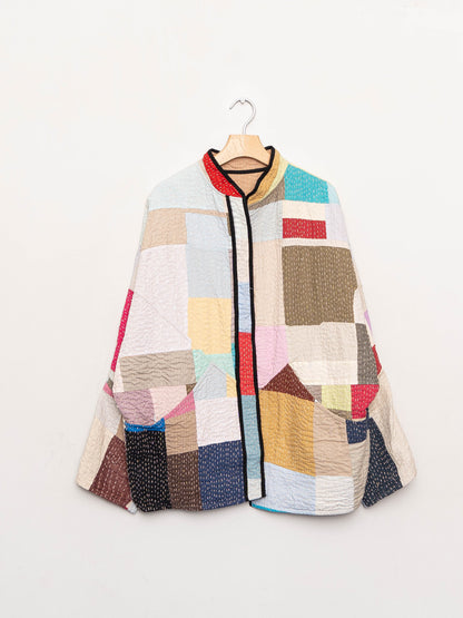 The Ishani Patchwork Ralli Quilt Jacket