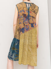The Anan Short Dress  - Extra Small / Small - Upcycled Silk